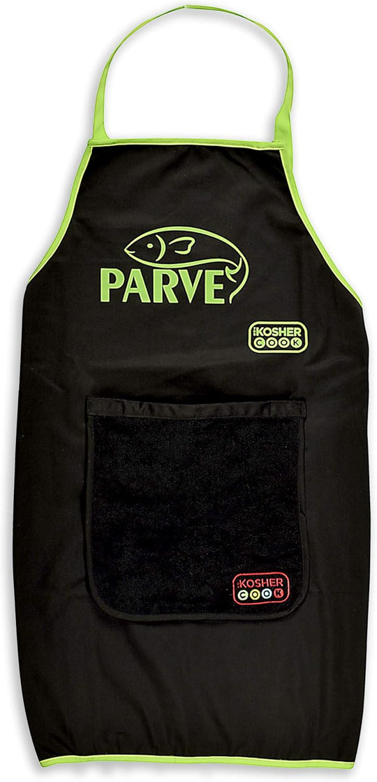 Kitchen Apron with Detachable Hand Towel Parve Kosher Cook