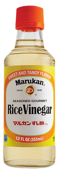 Marukan Seasoned Gourmet Rice Vinegar Sweet and Tangy Flavor 355ml