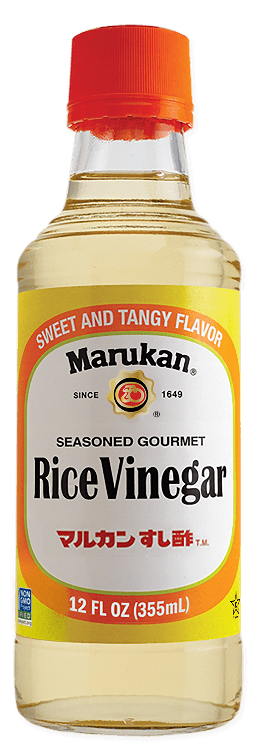 Marukan Seasoned Gourmet Rice Vinegar Sweet and Tangy Flavor 355ml