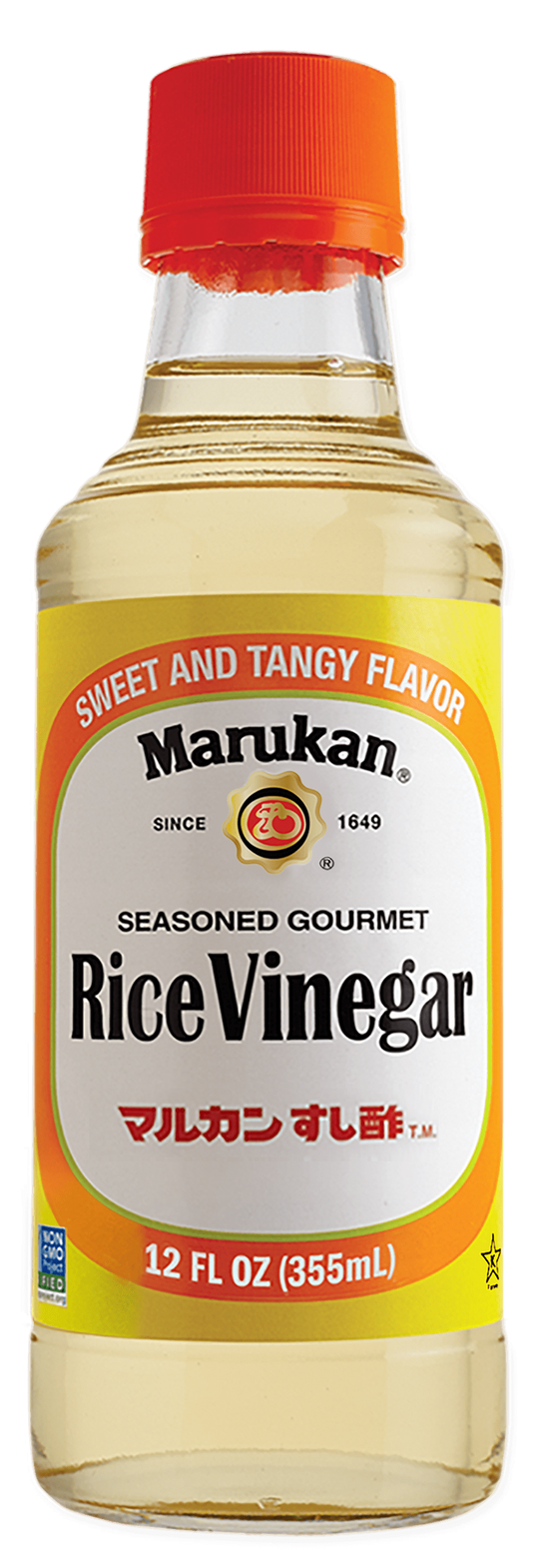 Marukan Seasoned Gourmet Rice Vinegar Sweet and Tangy Flavor 355 mL