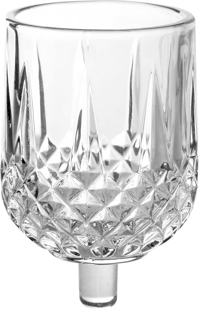 MENORA DE CRISTAL CRISTALINO