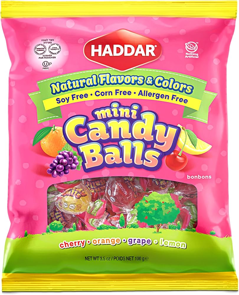 Mini Bolitas de Caramelo Colores Haddar