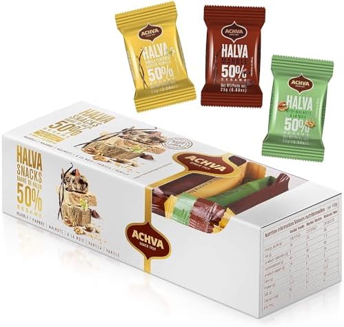 HALVA SNACKS BARRE DE HALVA 50% SÉSAMO ACHVA