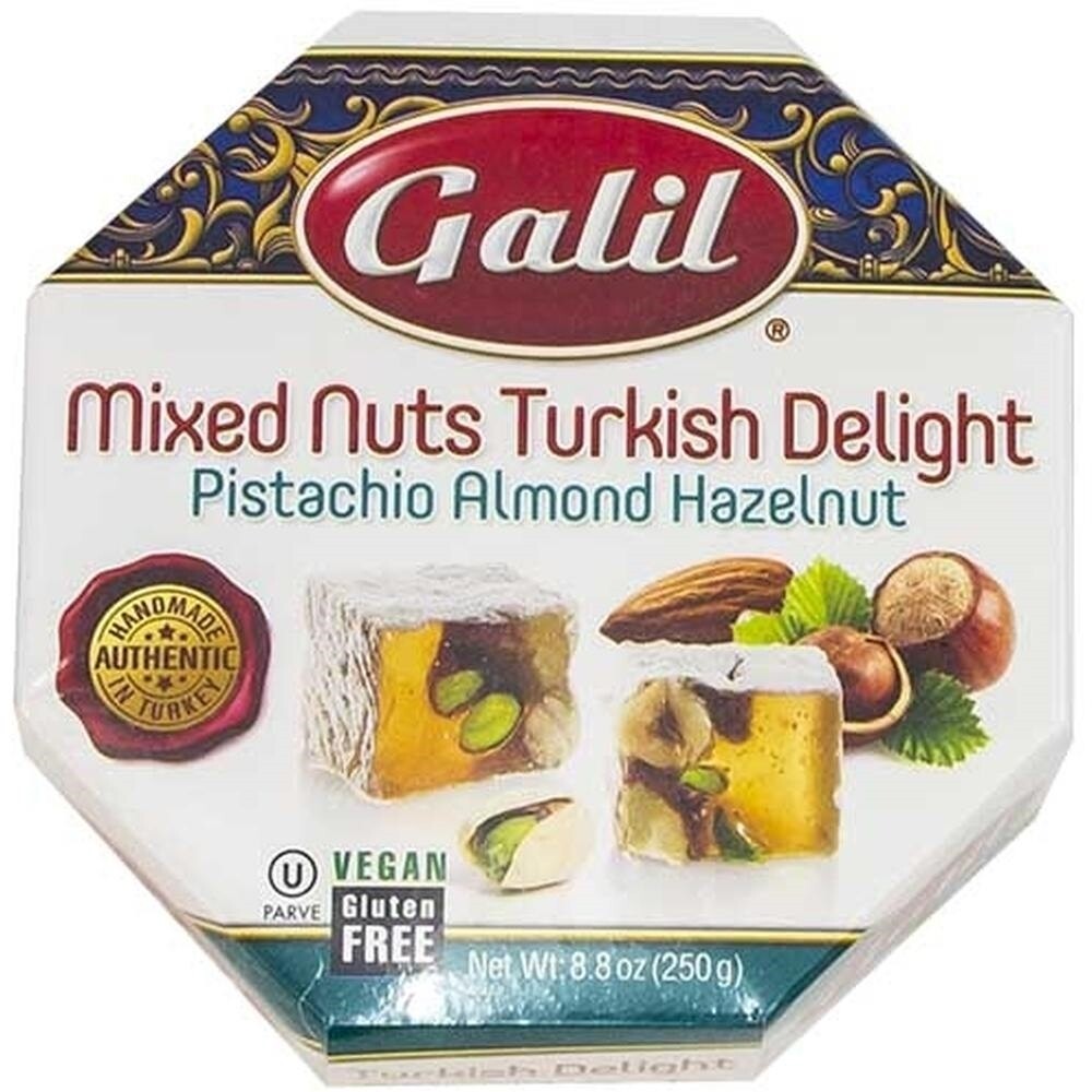 DELICIA TURCA DE FRUTOS SECOS MIXTOS PISTACHO ALMENDRA AVELLANAS GALIL