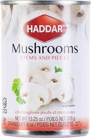 TALLOS Y TROZOS DE CHAMPIÑONES HADDAR
