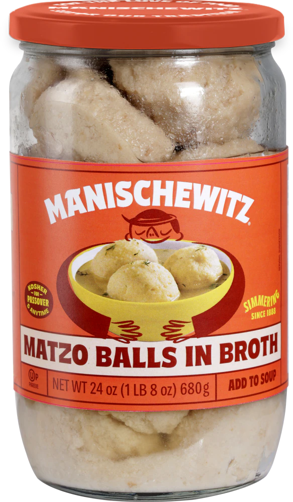 MANISCHEWITZ MATZO BALLS IN BROTH DE 24 oz