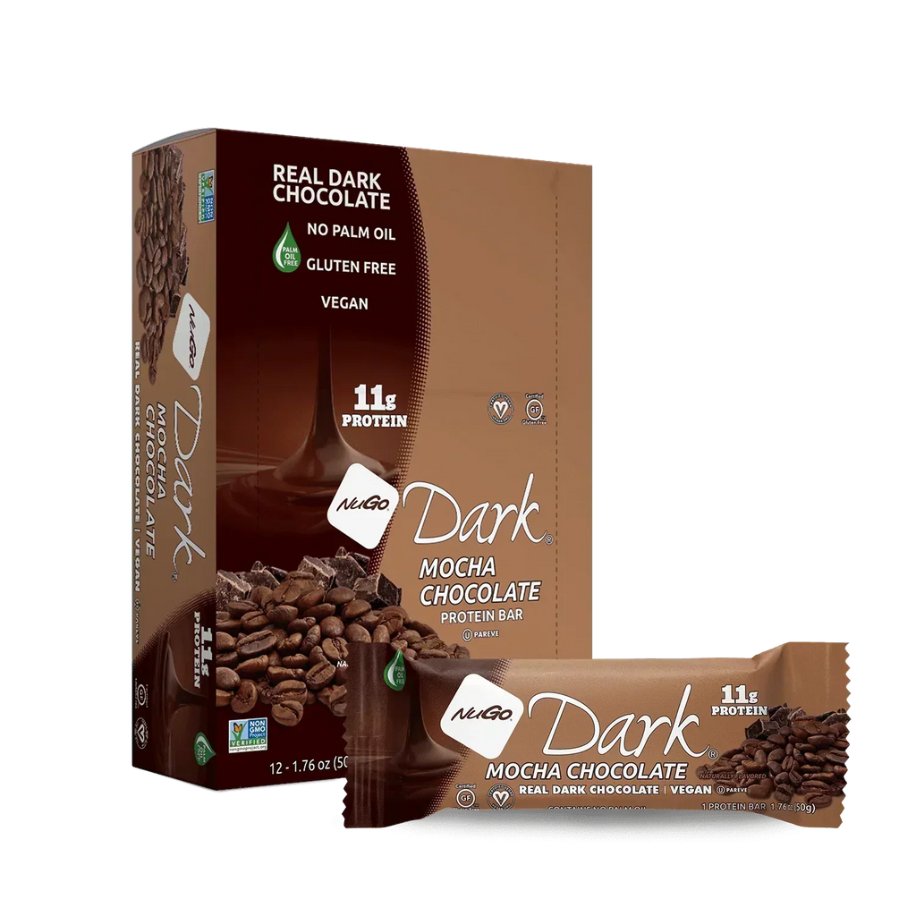 NuGo Dark Mocha Chocolate 11g Protein KOSHER PARVE
