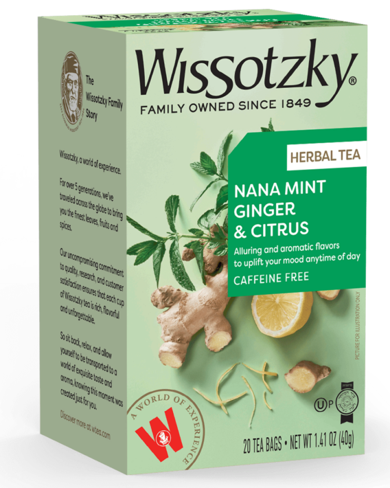 TÉ NANA JENGIBRE Y CÍTRICOS WISSOTZKY