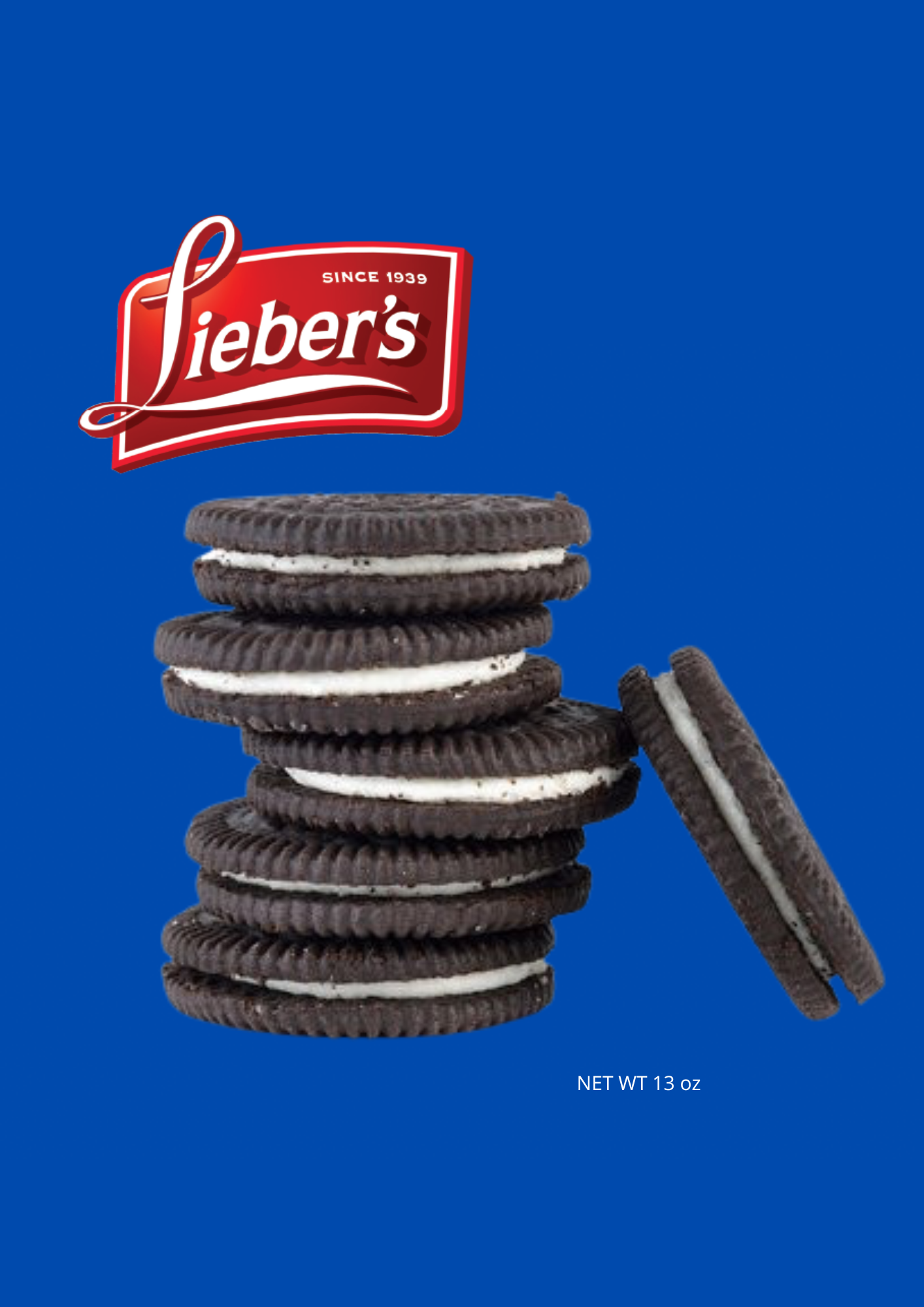 Lieber's Sandwich Cremeos Chocolate 13 oz