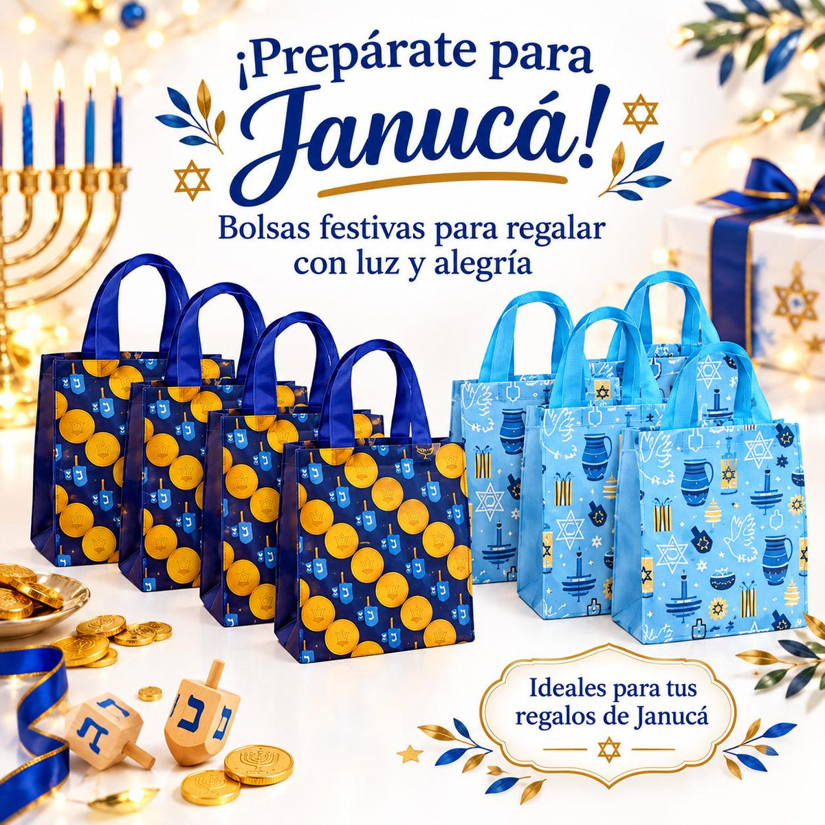 Hanukkah Gift Wrapping Paper