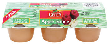 Gefen Regular Apple Sauce Cups 4oz