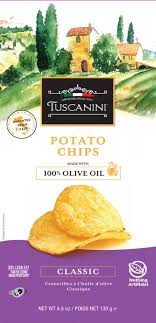 Tuscanini Classic Olive Oil Potato Chips 4 oz GF