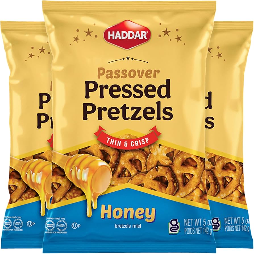 Pretzel Pressed Honey Haddar 6 Snack Bags