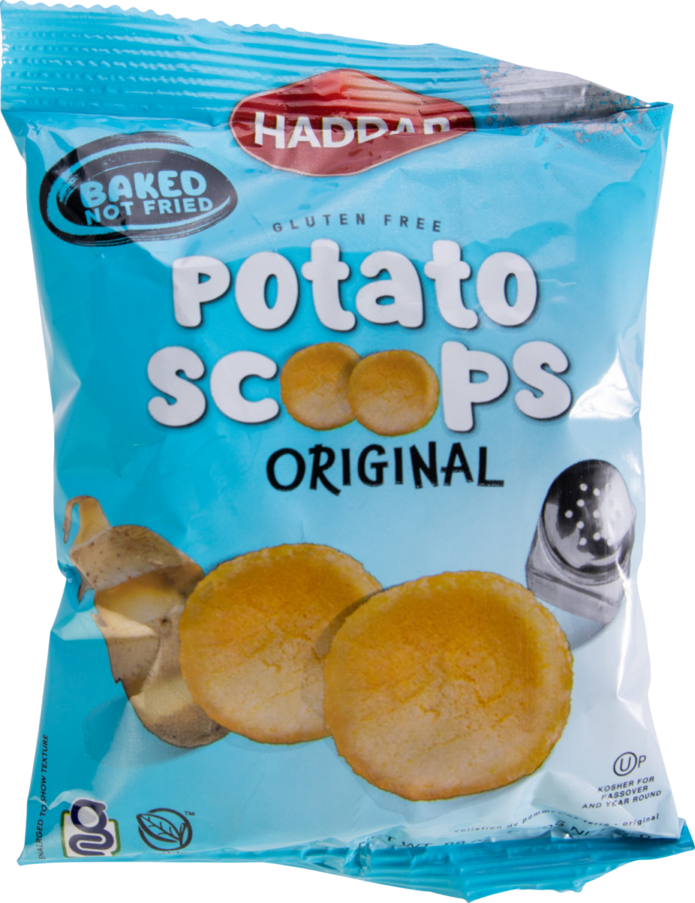 HADDAR ORIGINAL POTATO SCOOPS DE .88 ONZAS