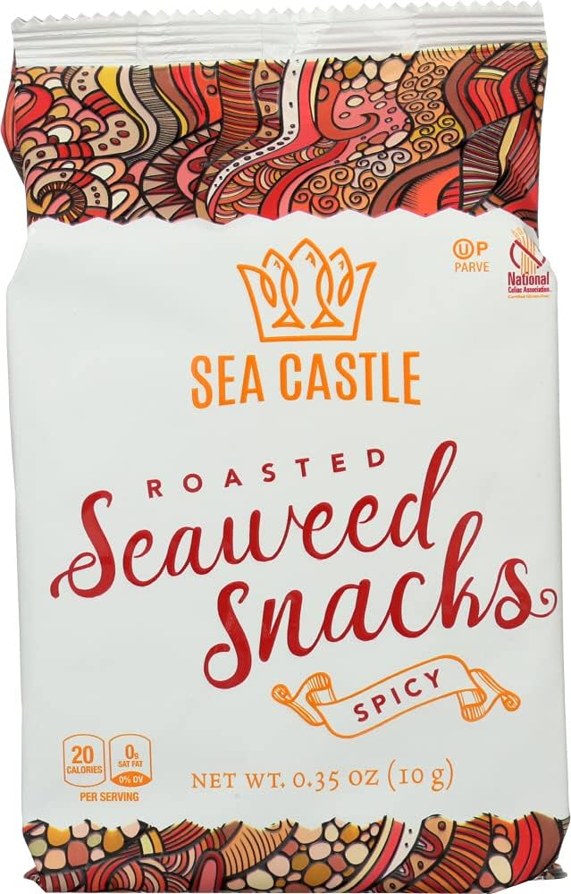 SNACKS DE ALGAS ASADAS CASTILLO DE MAR PICANTE