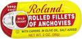 ROLLED FILLETS OF ANCHOVIES ROLAND 56 G