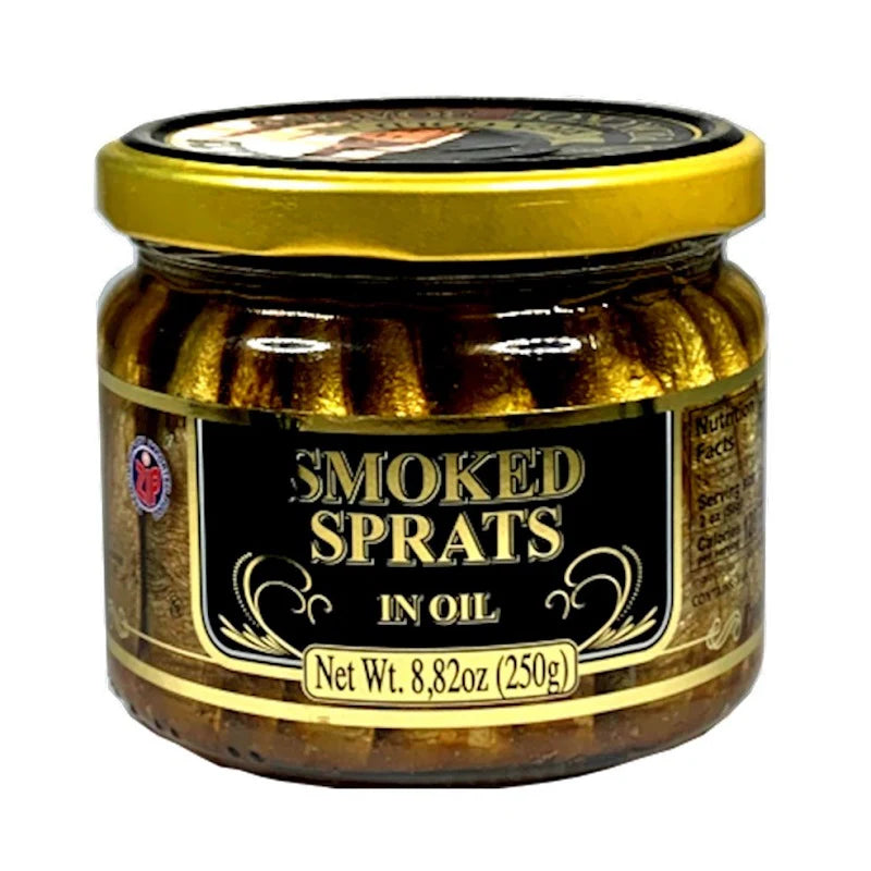 Riga Gold Smoked Sprats in Oil 250g.