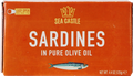 SARDINES IN PURE OLIVE OIL SEA CASTLE