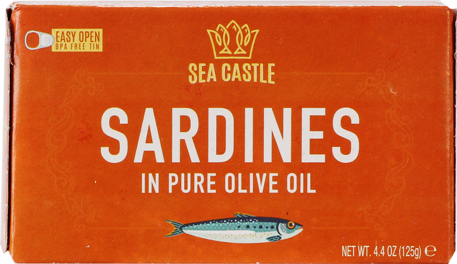 SARDINAS EN ACEITE DE OLIVA PURO CASTILLO DEL MAR