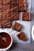 Brownie de chocolate simple y húmedo de Liebers