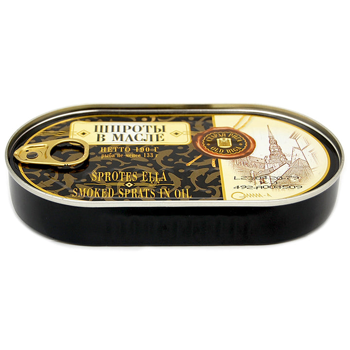 Old Riga Smoked Sprats In Oil 6.7 oz