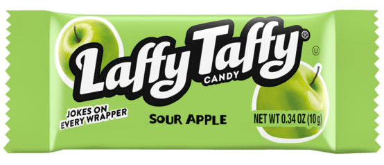 SOUR GREEN APPLE LAFFY TAFFY