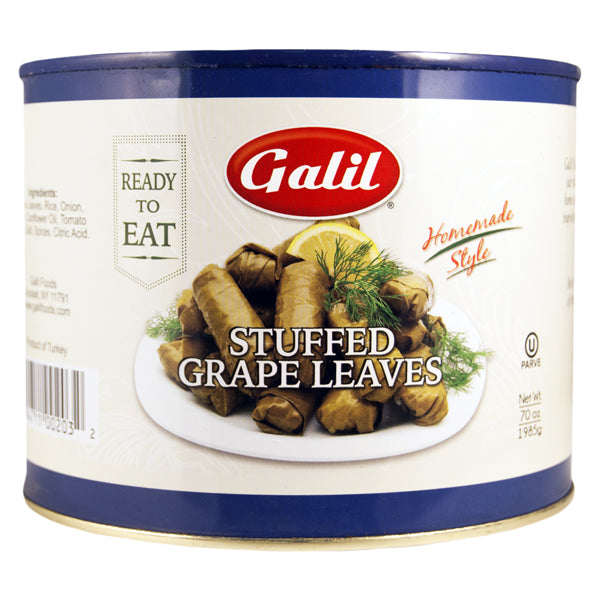 Stuffed Grapes Leaves Homemade Galil 1700 g