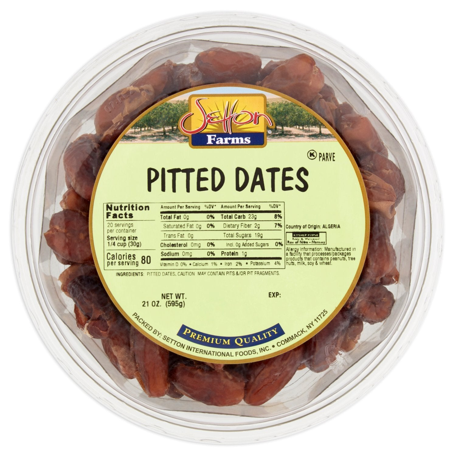 Setton Farms Pitted Dates, 21 oz - The Fresh Grocer