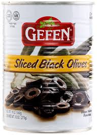 Gefen Sliced Black Olives 19oz Kosher Passover