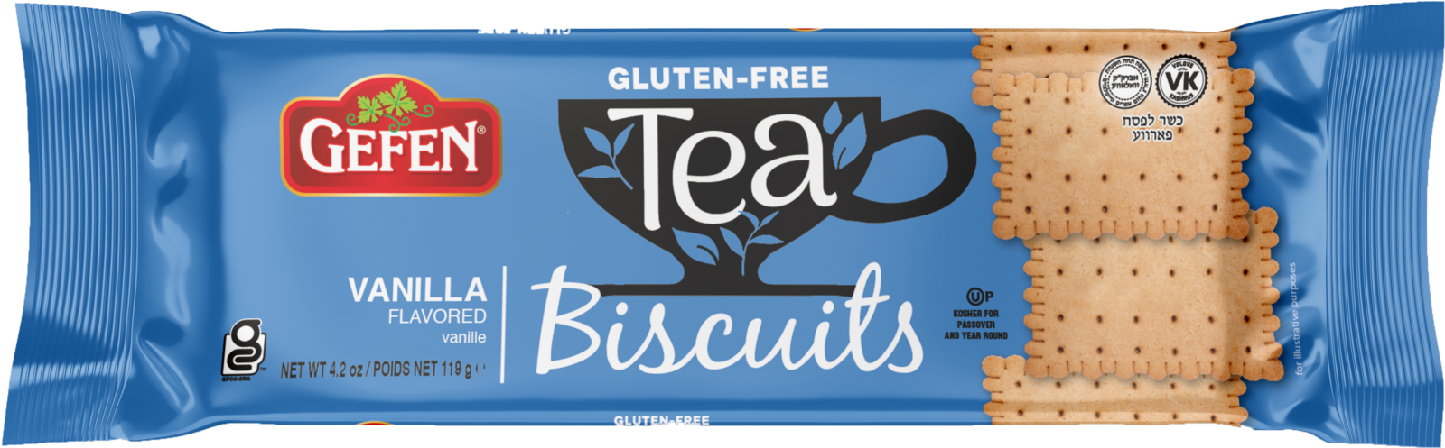 TEA BISCUITS VANILLA GEFEN