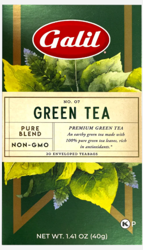 TEA GREEN HERBAL PURE BLEND GALIL