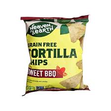Heaven & Earth Sweet BBQ Tortilla Chips 1 oz