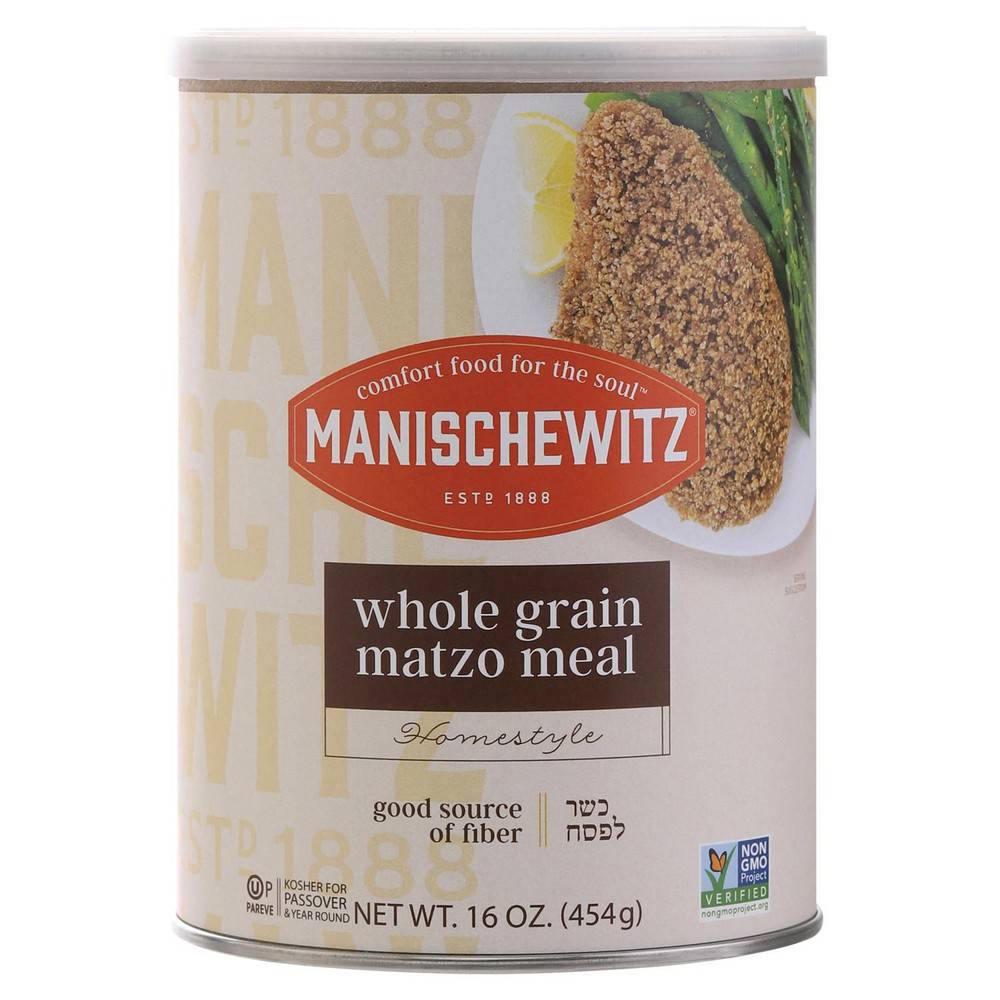 Whole Grains Matzo Meal Manischewitz