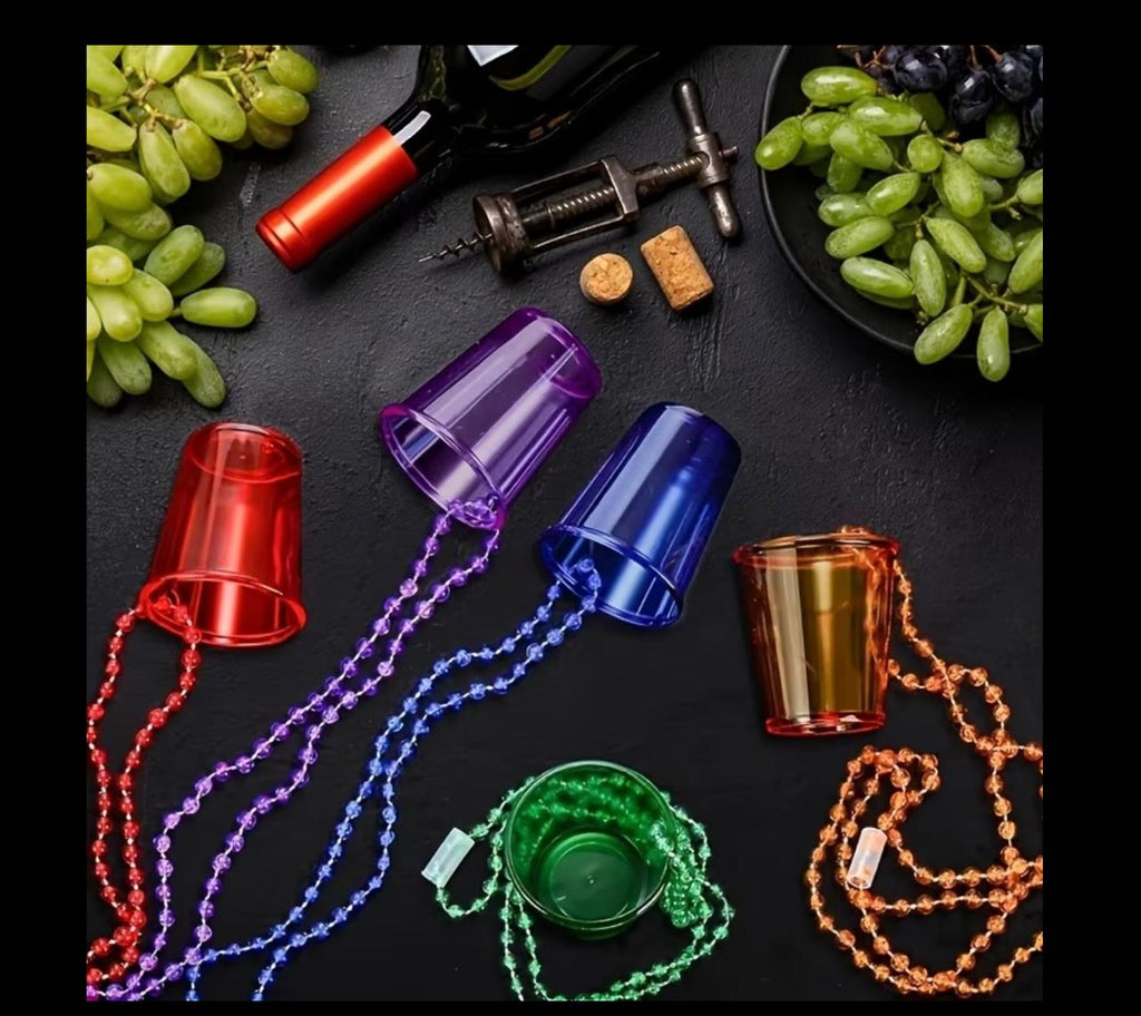 Shot Glass w/ Chain to Hang Up