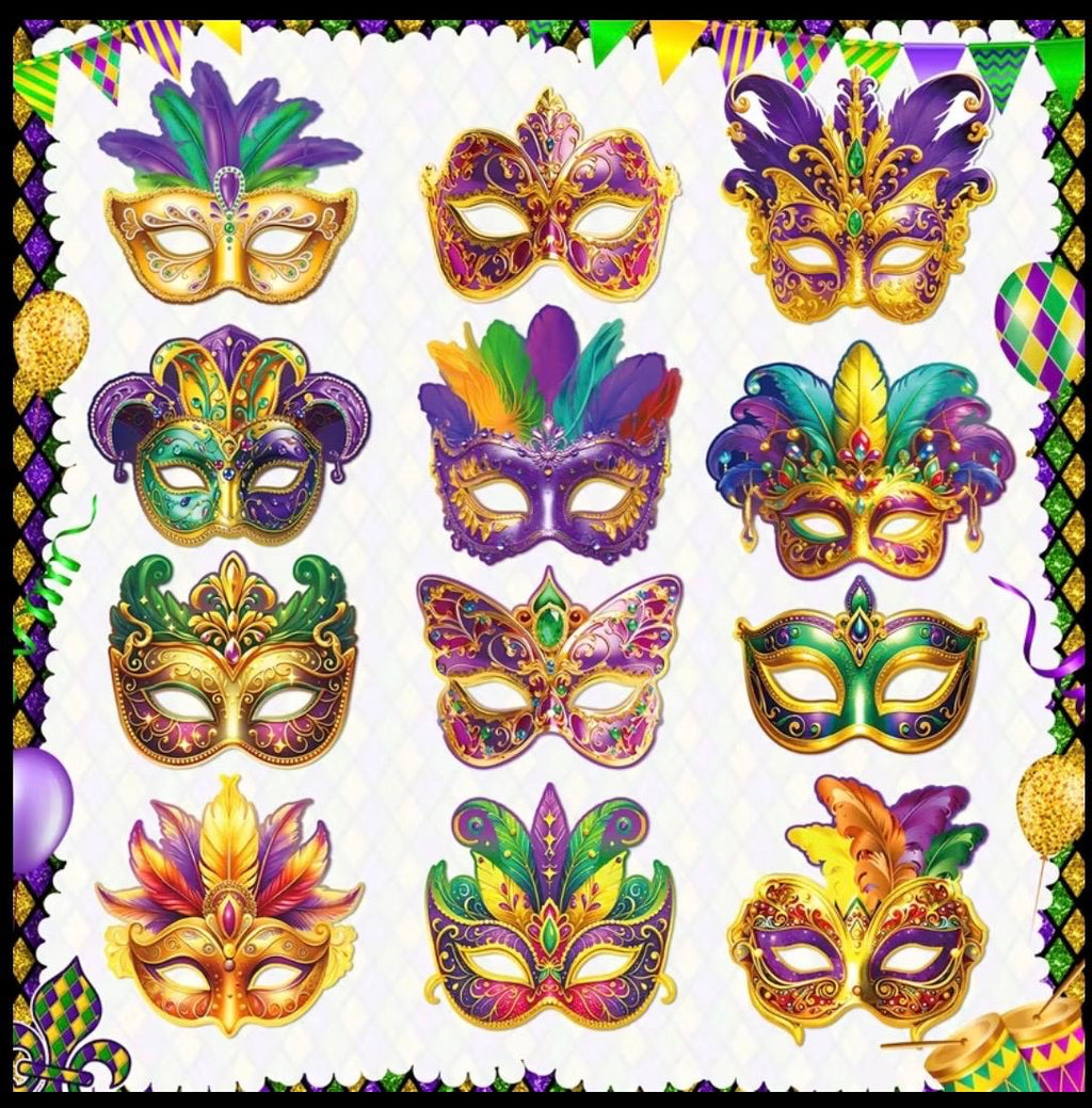 Antifaz de cartón para Purim