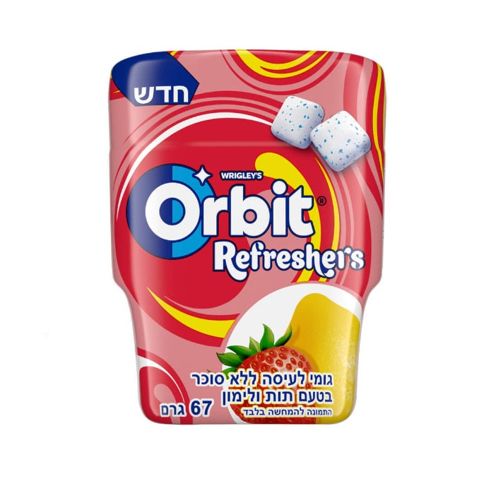 Orbit Refresheners Straweberry Lemon Sugar Free Chewing Gum