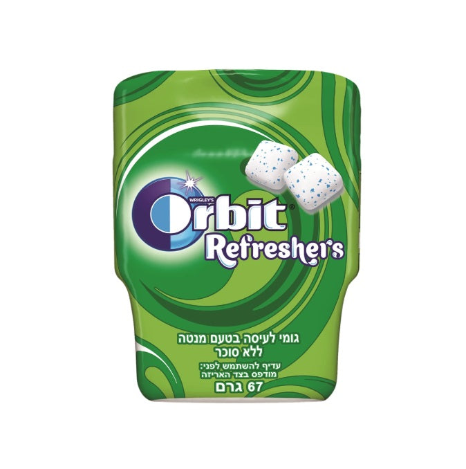 Orbit Refreshers Sugar Free Spearmint Chewing Gum Kosher Parve