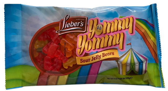 Lieber's Gomitas Ácidas Yommy Yommy 9 oz