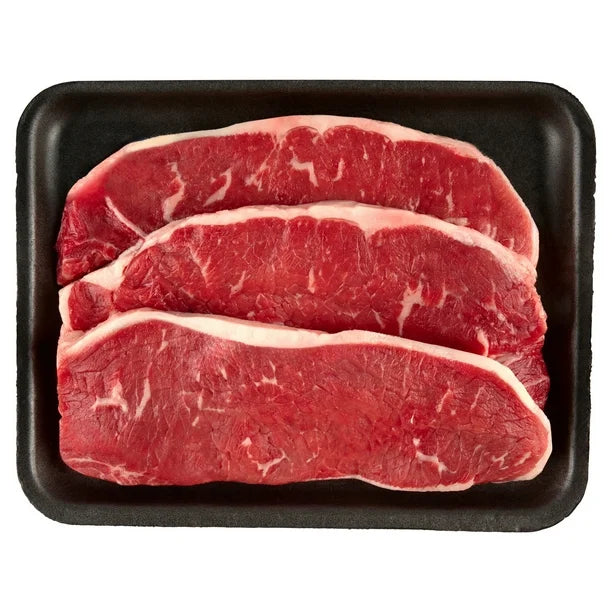 ALL NATURAL  PREMIUM BEEF MINUTE STEAK NY TRAY