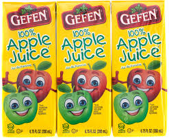 APPLE JUICE GEFEN 3 x 6.75 onzas