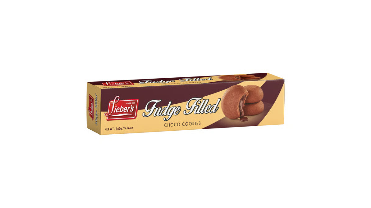 Lieber´s Fudge Filled Choco Cookies 160g KOSHER PARVE