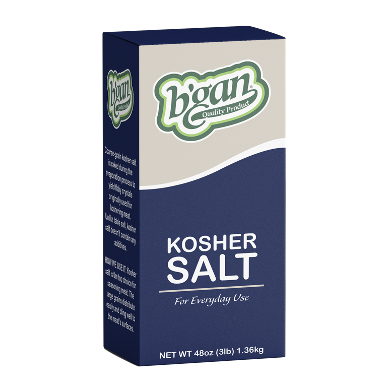 B'gan Kosher Salt 48oz