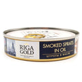 Riga Gold Smoked  Sprats in Oil