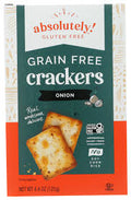 ABSOLUTELY GLUTEN FREE ONION CRACKERS de 4.4 onzas