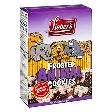 Lieber's Frosted Animal Cookies 5oz