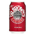 Dr. Brown's Black Cherry Soda 12 oz,