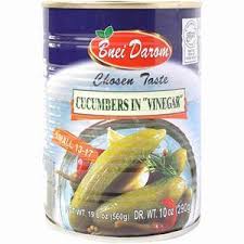 Bnei Daron Cucumbers in Vinegar (Small 13-17) 19.8 oz