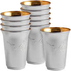KIDDUSH CUPS SILVER 5.5 OZ SUPERIOR HEAVYWEIGHT 10 CT