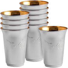 KIDDUSH CUPS SILVER 5.5 OZ SUPERIOR HEAVYWEIGHT 10 CT