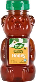 Heaven & Earth Organic Raw Unfiltered Honey 12 oz